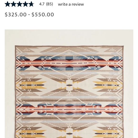 Pendleton Multicolor Patterned Blanket - Picture 2 of 11